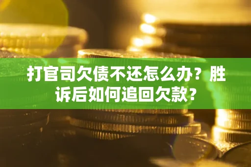北京打官司欠债不还怎么办？胜诉后如何追回欠款？