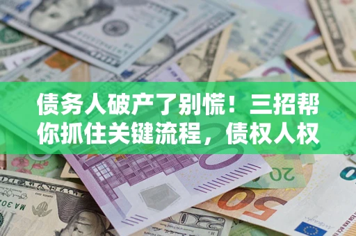 北京债务人破产了别慌！三招帮你抓住关键流程，债权人权益不再缩水