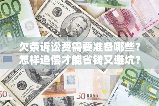 北京欠条诉讼费需要准备哪些？怎样追偿才能省钱又避坑？