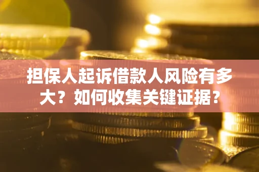 北京担保人起诉借款人风险有多大？如何收集关键证据？