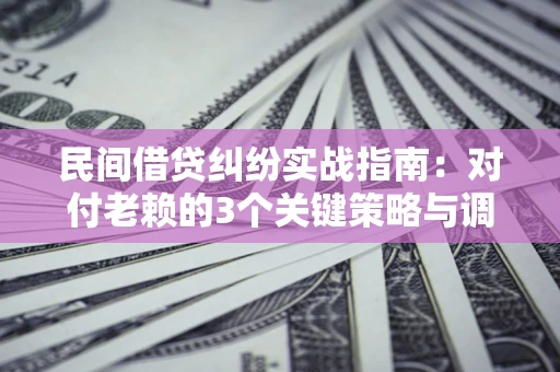 北京民间借贷纠纷实战指南：对付老赖的3个关键策略与调解盲区解析